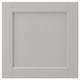 LERHYTTAN grey kitchen drawer front, classic design with bevelled edges and veneer panel.