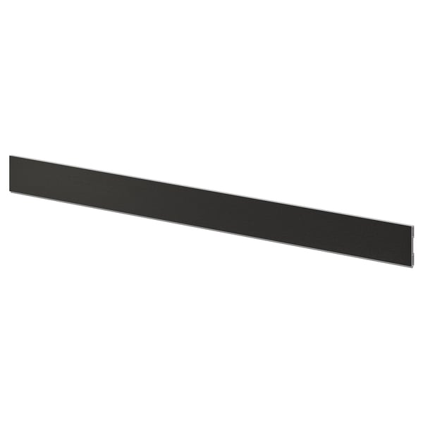 LERHYTTAN black kitchen plinth, ash veneer, rectangular, bevelled edges.