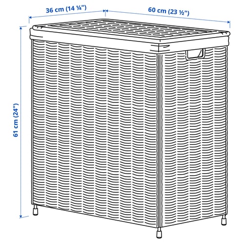 Illustration with measurements for the product: NATTGIBBA.