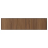TISTORP walnut-brown wooden slab, sleek, rectangular, modern grain pattern.