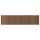 TISTORP walnut-brown wooden slab, sleek, rectangular, modern grain pattern.