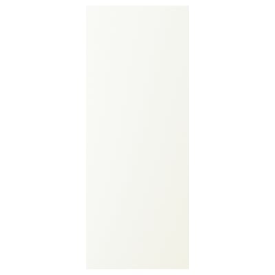 VALLSTENA white cabinet door, smooth foil, rectangular.