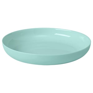 VITBLECKA Plate, turquoise, 25 cm