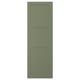 AXSTAD green cabinet door, simple rectangular design, matte finish, made from fibreboard with plastic foil.