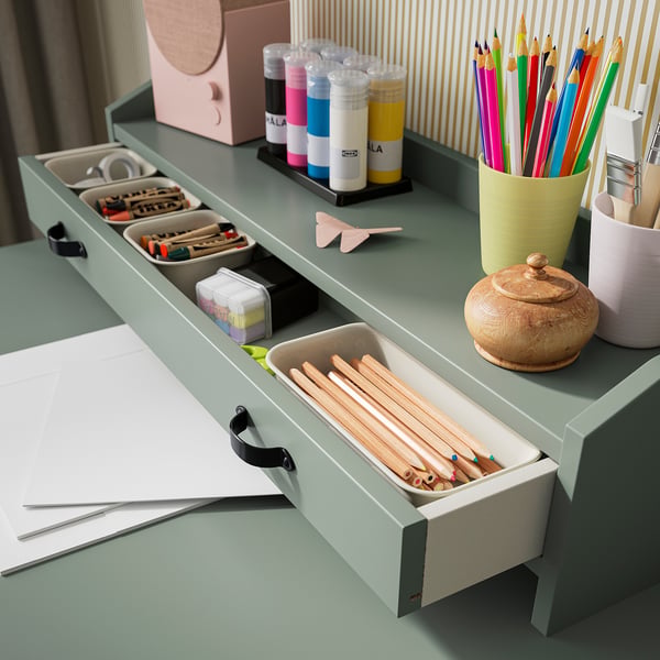 BRYTNING Add-on unit, green, 73x19x18 cm