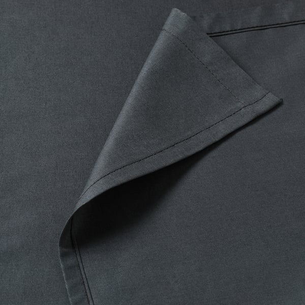 DVALA Flat sheet, black, 240x260 cm