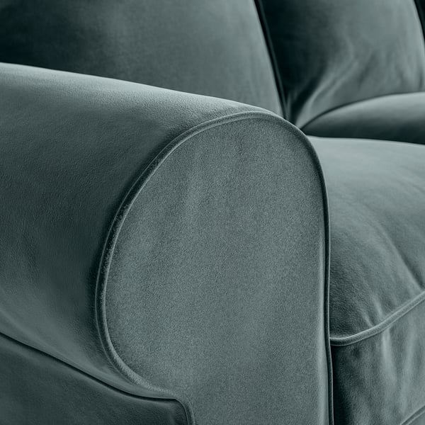 EKTORP 2-seat sofa, Alhamn dark grey-blue