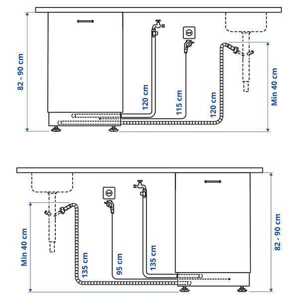 Illustration with measurements for the product: FINPUTSAD.