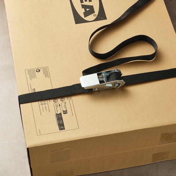 FRAKTA Loading strap with buckle, black, 5 m