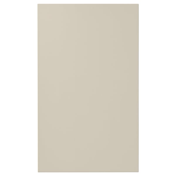 HAVSTORP beige smooth kitchen cabinet door, rectangular, acrylic-painted fiberboard.