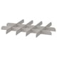 KOMPLEMENT shoe rack, grey, cardboard, 5 slots, simple design.