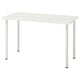 LAGKAPTEN table, white with colourful grid pattern, rectangular.
