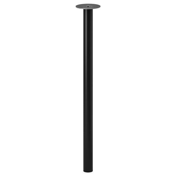 LINNMON / ADILS Table, black-brown/black, 100x45 cm