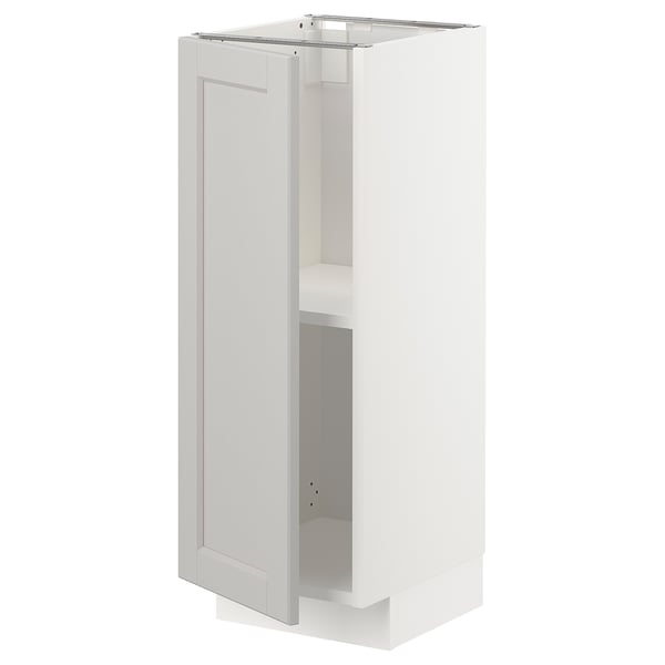 METOD kitchen cabinet, light grey, classic design with guarantee.