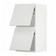 METOD kitchen cabinet in white with double doors, simplistic design.