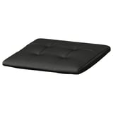 POÄNG Footstool cushion, Grann black