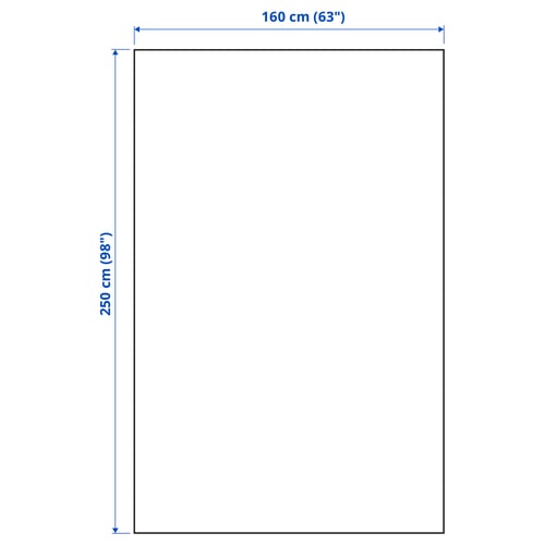 Illustration with measurements for the product: PRAKTVIAL.