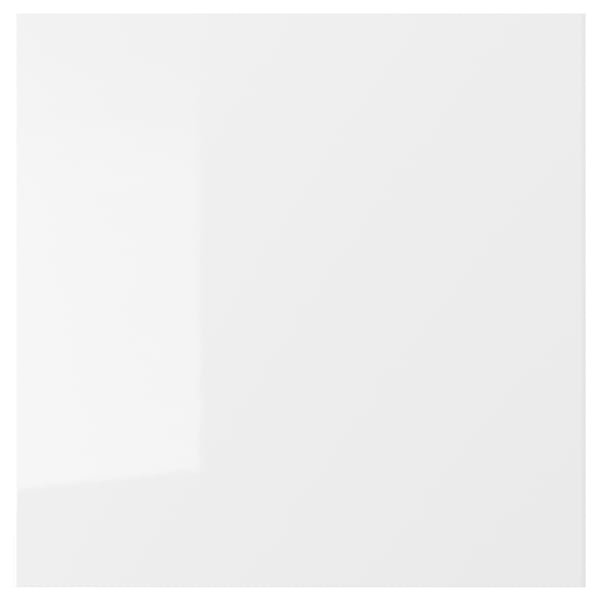 RINGHULT white glossy kitchen cabinet door.