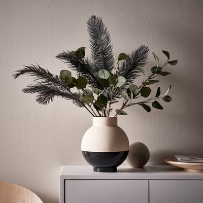 SMYCKA Artificial spray, in/outdoor/black, 65 cm