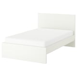 STORKLINTA Bed frame, white, 120x200 cm