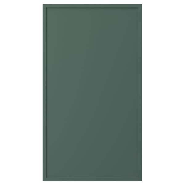 ASPUDDEN Front för diskmaskin, mörk grågrön, 45x80 cm