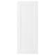 AXSTAD vit kökslucka, modern/traditionell design, matt yta, rektangulär form, infälld panel.