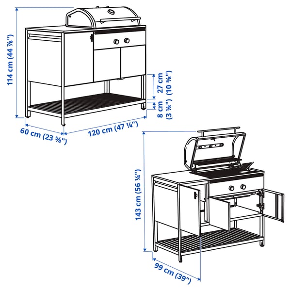 Illustration med mått för produkten: BÅTSKÄR.