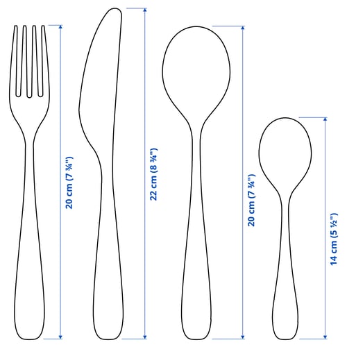Illustration med mått för produkten: BEHAGFULL.