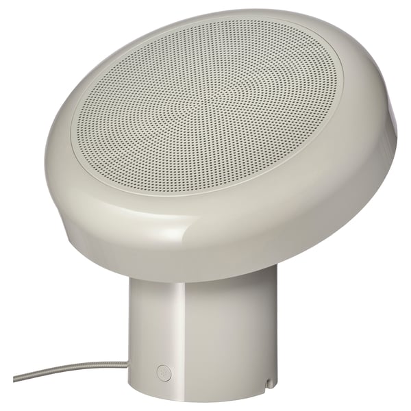 BLOMPRAKT Bluetooth-högtalare med lampa, beige