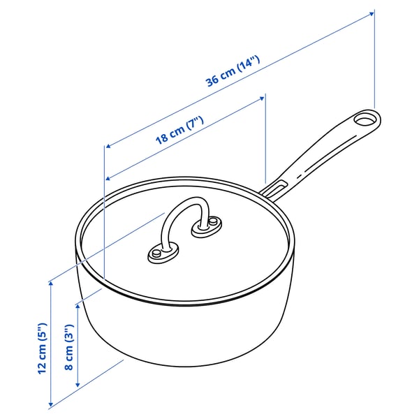 Illustration med mått för produkten: FINMAT.