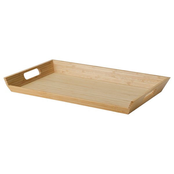 GRILLTIDER Bricka, bambu, 30x50 cm