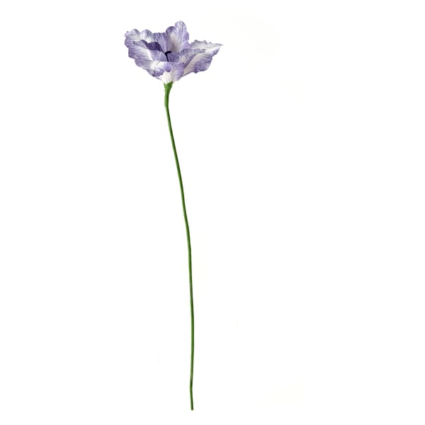 GULDSPETT Konstgjord blomma, papper/iris blå, 45 cm