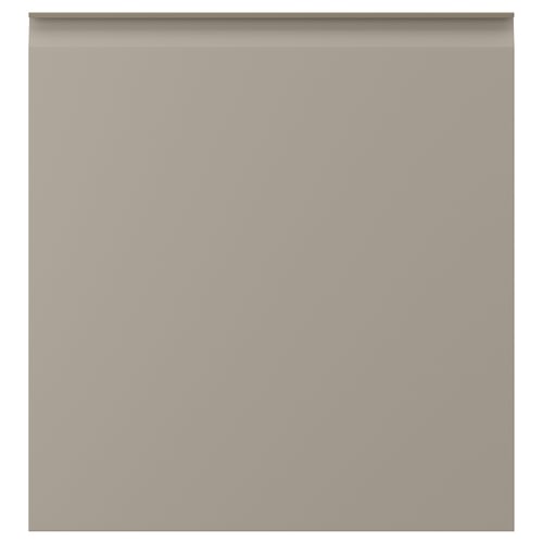 Fyrkantig, beige frontpanel med eleganta kanter.