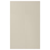 Beige HAVSTORP skåpfront, slät modern design, rektangulär.