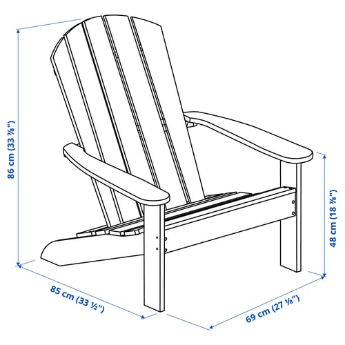 Illustration med mått för produkten: KLÖVEN.