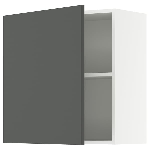 KNOXHULT mörkgrå väggskåp, modern snygg design med justerbar hylla, perfekt för köksförvaring.