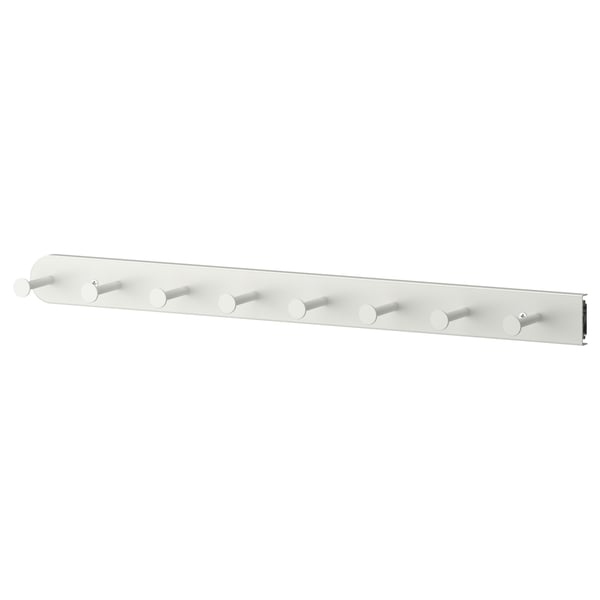 KOMPLEMENT vit klädhängare, 6 krokar, strömlinjeformad design.