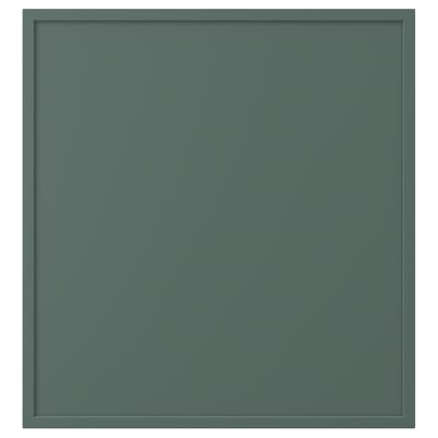 Tomt: KRUKMAKARE, fyrkantig, benvit, modern, minimalistisk, ramlös dörr.