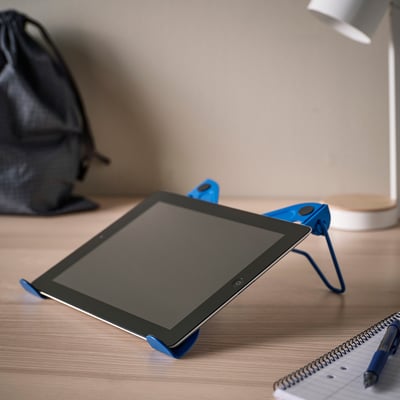 LÅNESPELARE Laptopstöd, fällbart/blå