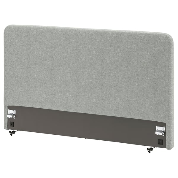 LJUSFJÄLLET Sänggavel, Tibbleby beige/grå, 160 cm