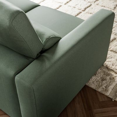 MALMKÖPING 4-sitssoffa, Tibbleby grågrön