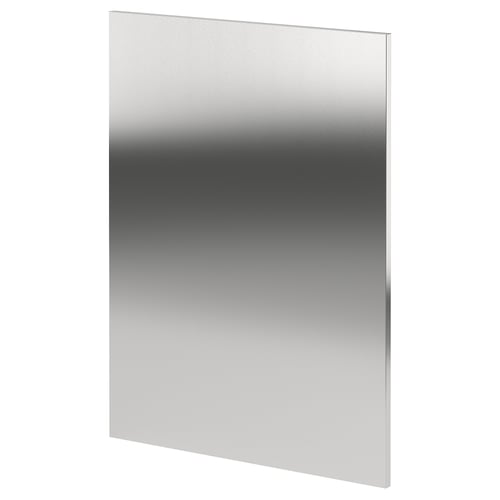 METOD diskmaskin med front i rostfritt stål i elegant, industriell design.