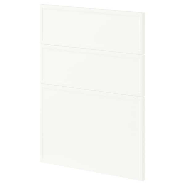 METOD 3 fronter för diskmaskin, Aspudden matt vit, 60 cm