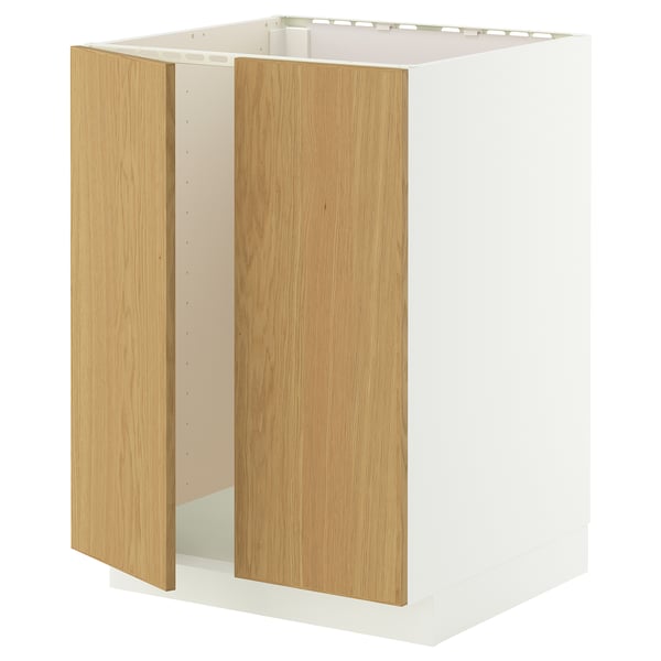 METOD köksskåp, vita trädörrar, modern, ren design.