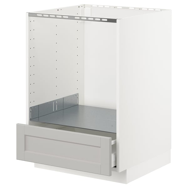 Ikea METOD vitt köksskåp, rektangulärt med en låda.