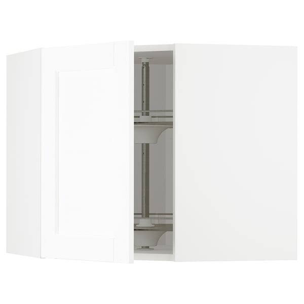Ikea METOD vit köksmöbel med metallkomponenter.