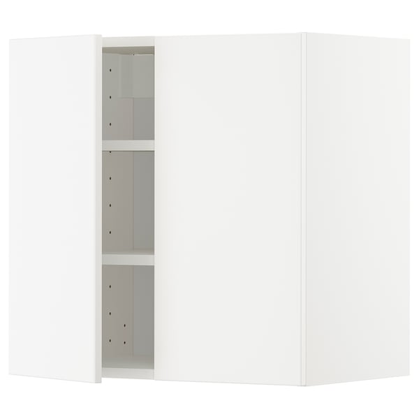 METOD vitt köksskåp - elegant, modern design med justerbara hyllor.