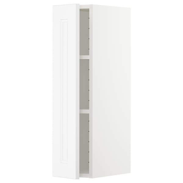 Vitt METOD-skåp, modern köksförvaring, rektangulär form, elegant design, vit finish.