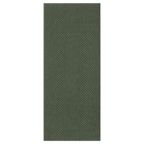 MORUM matta, svart/grå, rektangulär, vävd, inomhus/utomhusbruk.
