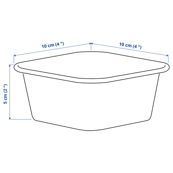 Illustration med mått för produkten: NOJIG.